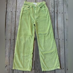 BDG Light Green Corduroy Pants